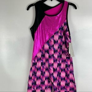 GIRLS DANSKIN NOW Biketard size  XL